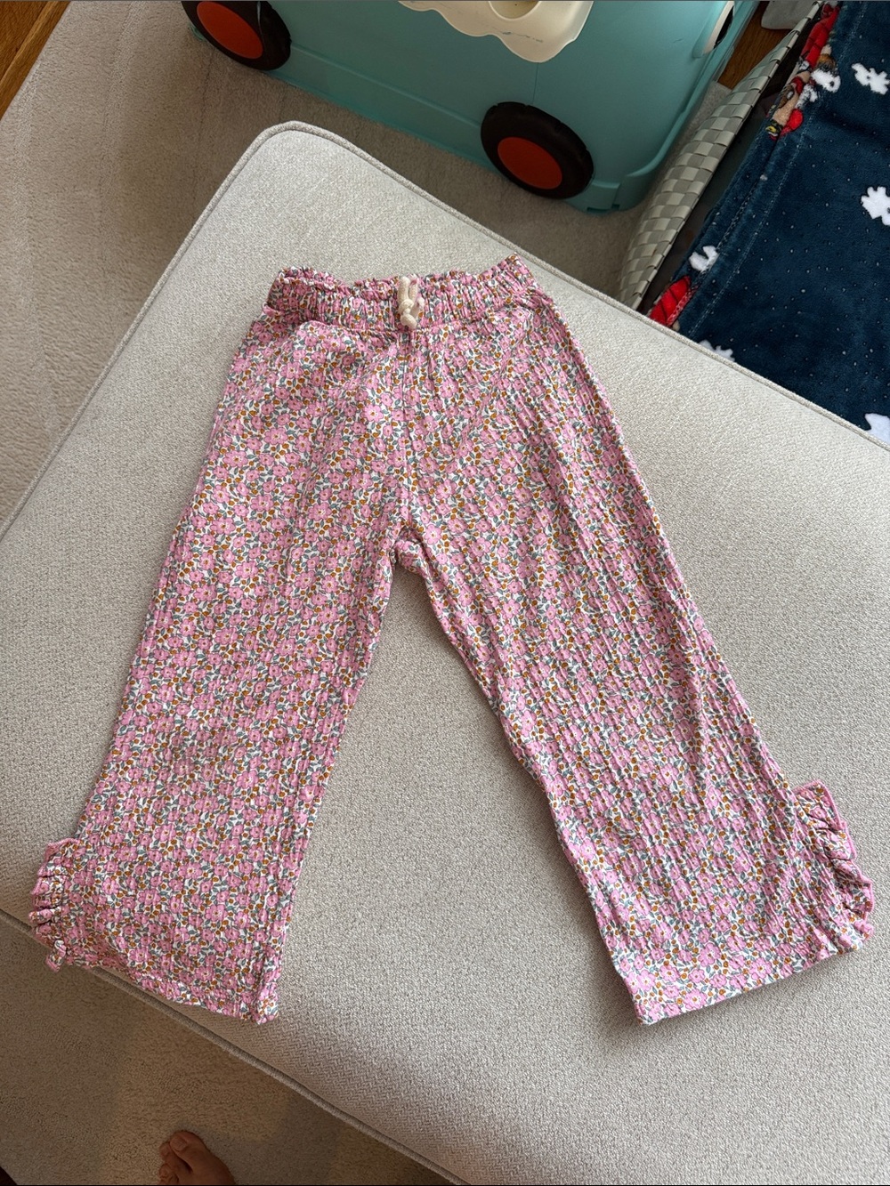 Kids Floral Pink Ruffle Set - Picture 3 of 4